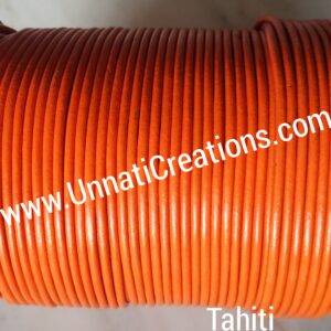 Leather Cord Round Tahiti 100 Meter Spool