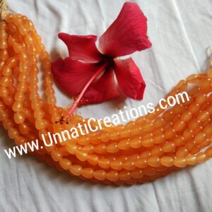 Beads Drop Shape Orange