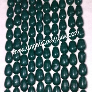 Beads Drop Shape Dark Green