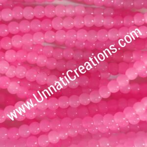 Glass Beads Stone Strings Light Pink