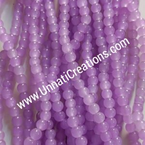 Glass Beads Stone Strings Purple