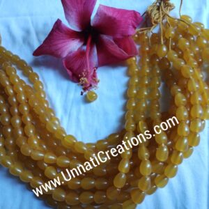 Beads Drop Shape Yellow